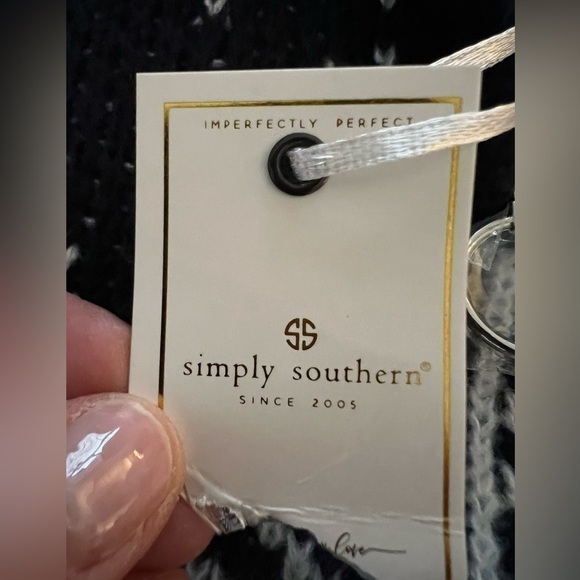 Simply Southern quarter zip deer winter sweater oversized sz L womens skiing - Picture 8 of 12